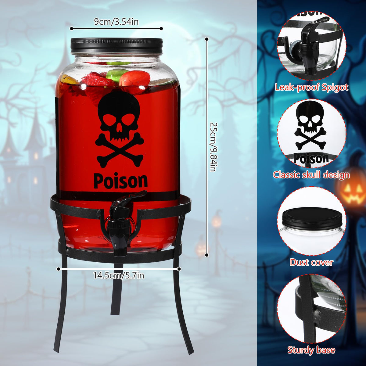 Glass Beverage Dispenser R97765