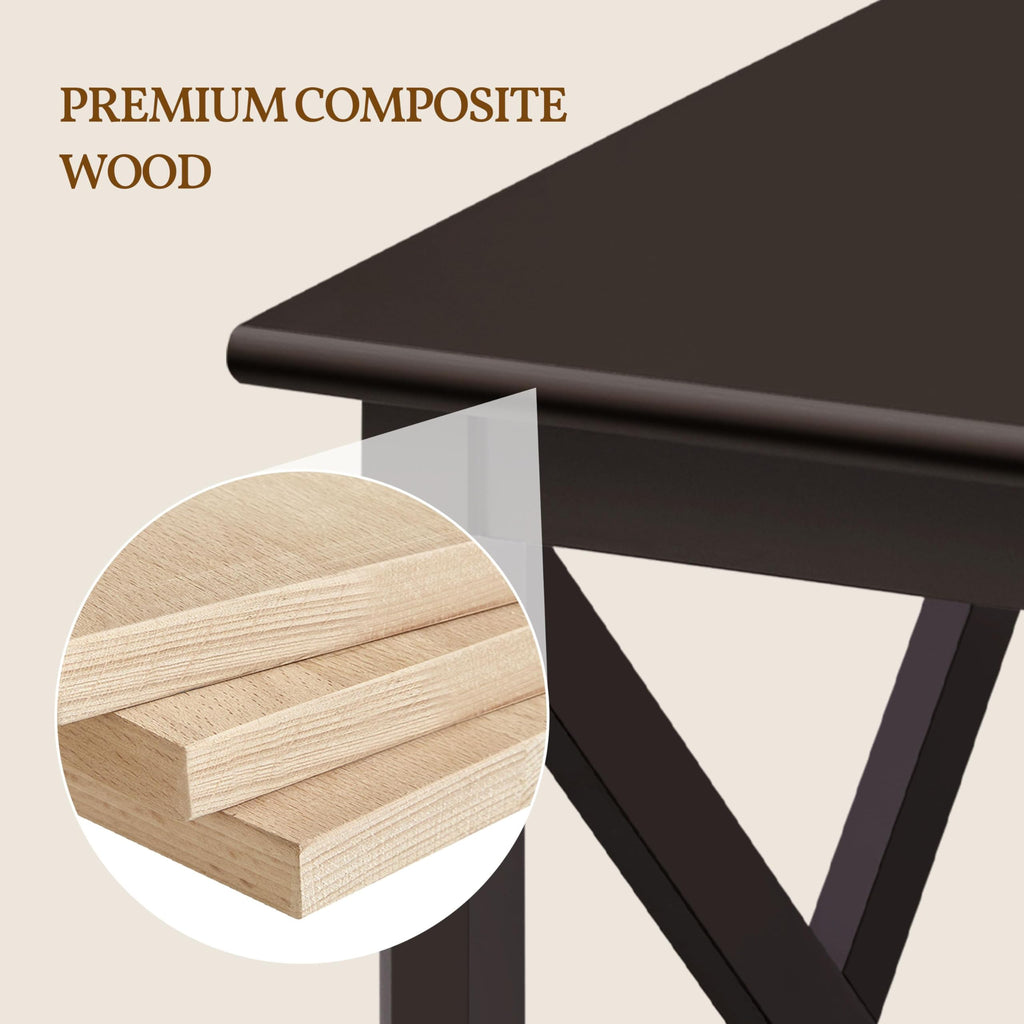 Espresso 20 x 18 Inch End Table Set of 2 R90058