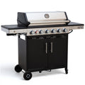 6-Burner Propane Gas Grill with Infrared Sear Side Burner E24976