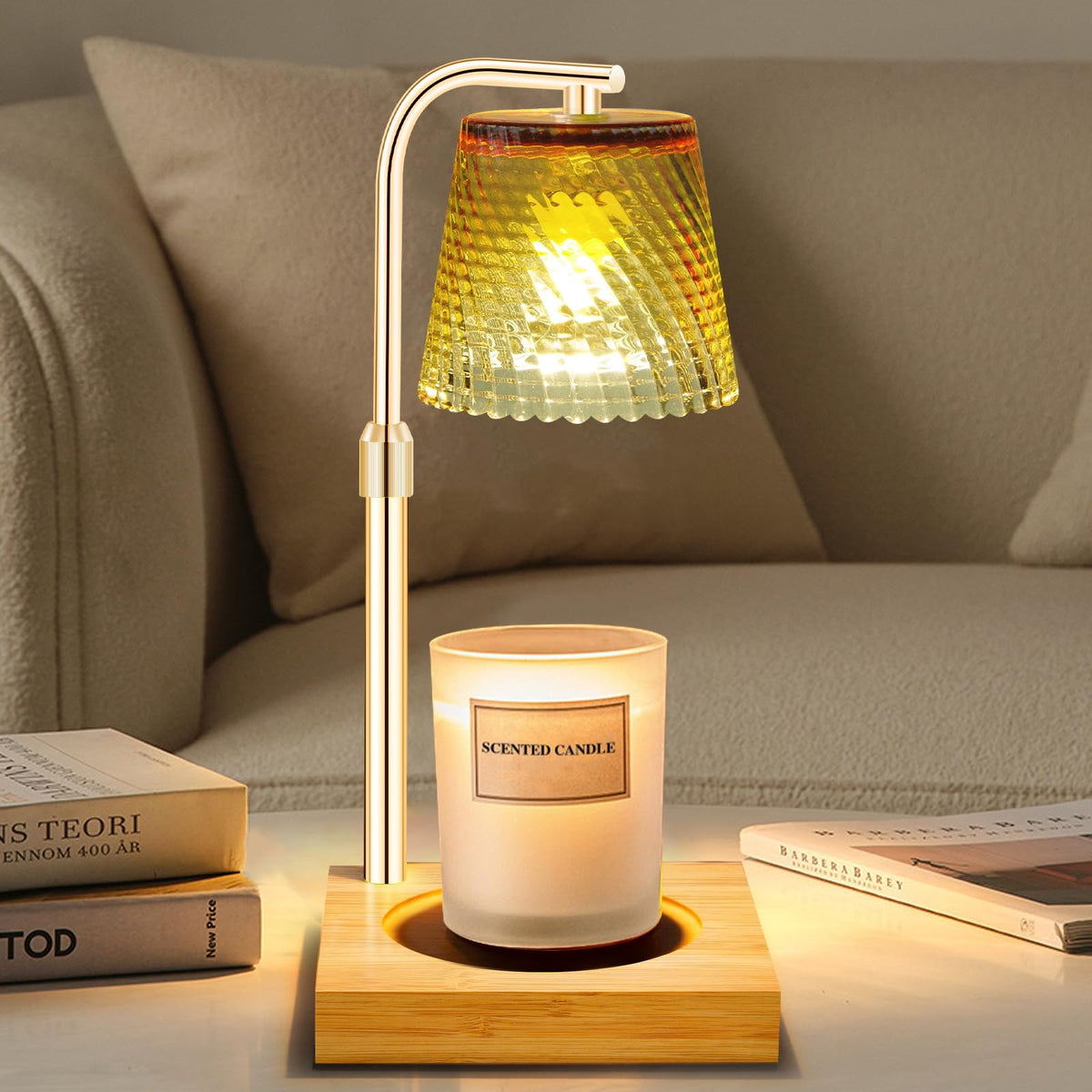 Height Adjustable Dimmable Candle Warmer Lamp with Timer O692