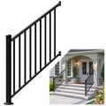 Aluminum Stair Railing Kit, 42 in x 4 ft Black T9391