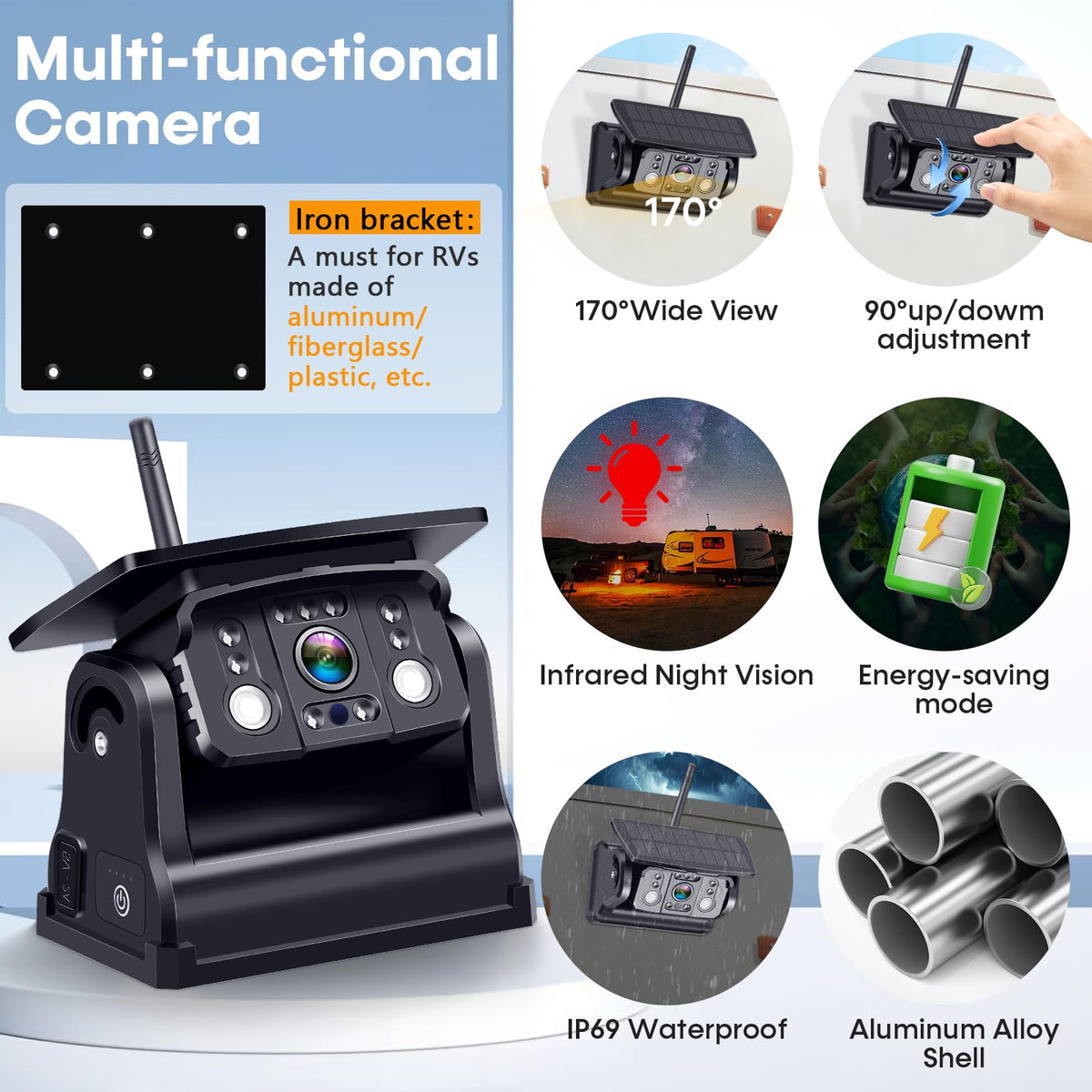 1080P Magnetic Backup Camera K9351