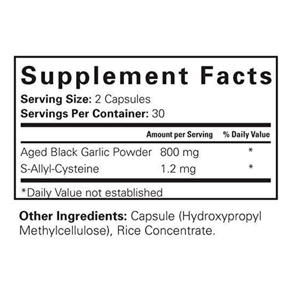 Black Garlic 60 Capsules P414549