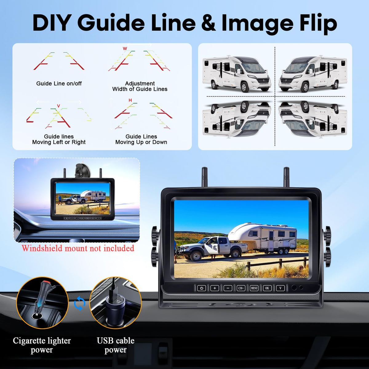 1080P Magnetic Backup Camera K9351