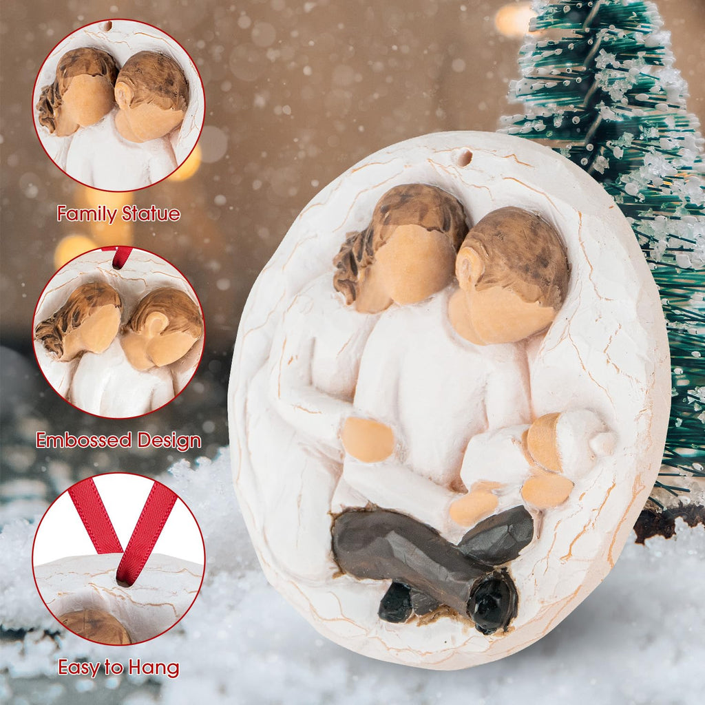 Baby First Christmas Ornament 2026 3D Resin Sculpture S613