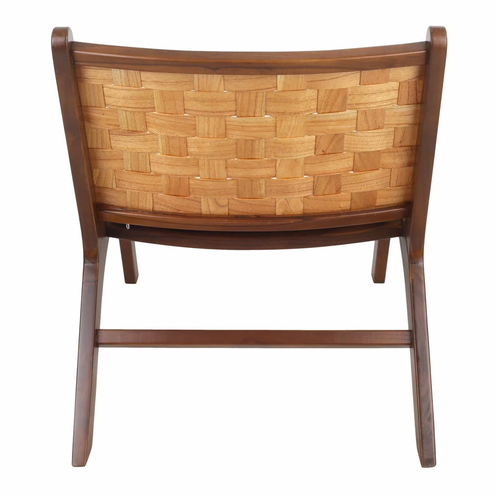 Cinnamon Brown Wood Accent Chair C72270