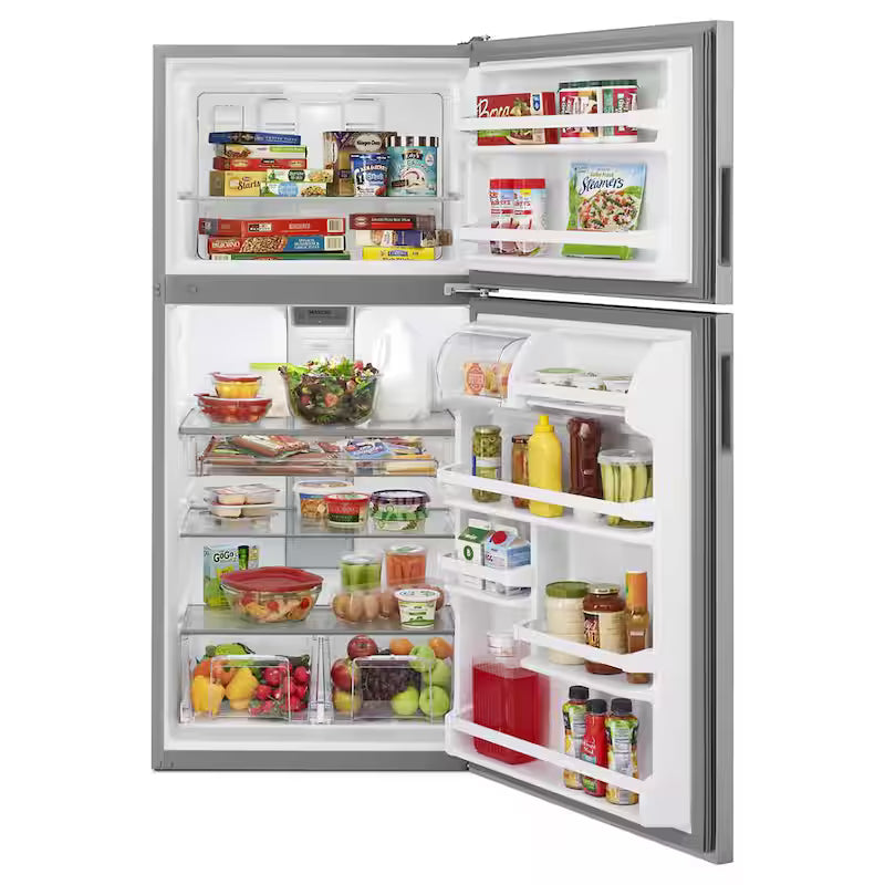 18 cu. ft. Top Freezer Refrigerator Stainless Steel S7053