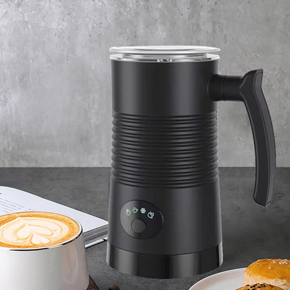 Milk Frother 4 in 1 400W Detachable Non-Stick Interior 11.84oz Electric Automatic Milk Frother J580