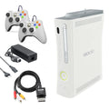 White Xbox 360 Console with Two Controllers L198729