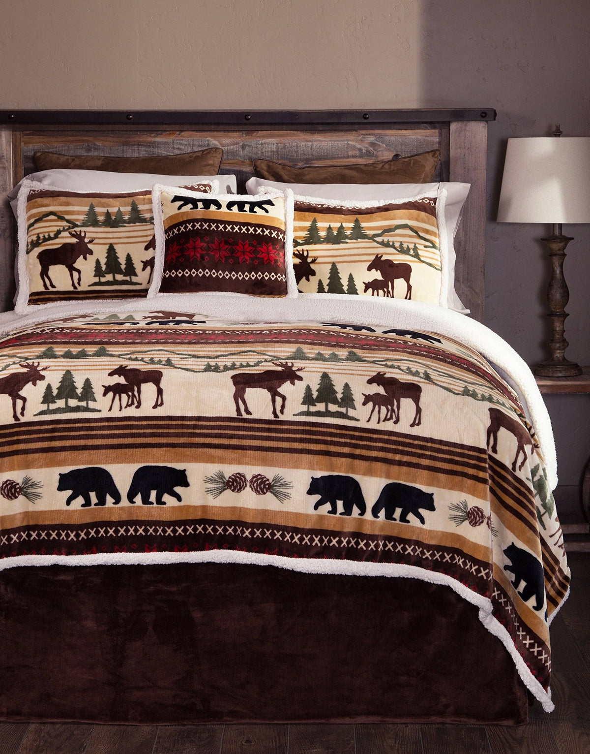 Queen 5 Piece Bedding Set V7996
