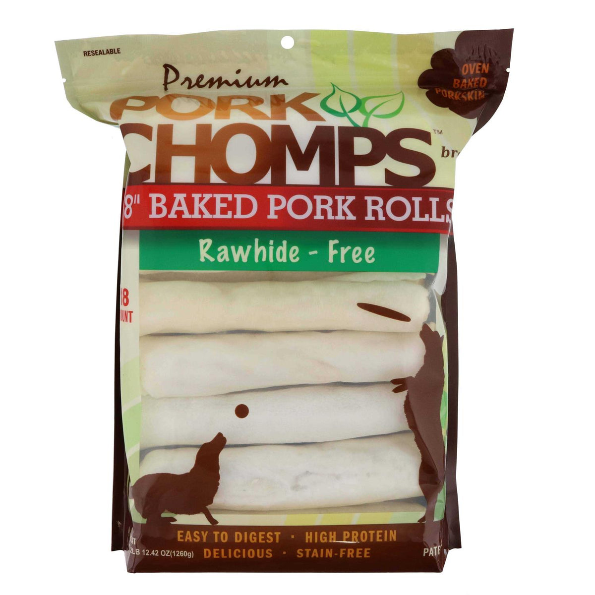 Baked Pork Rolls Dog Treats H9941