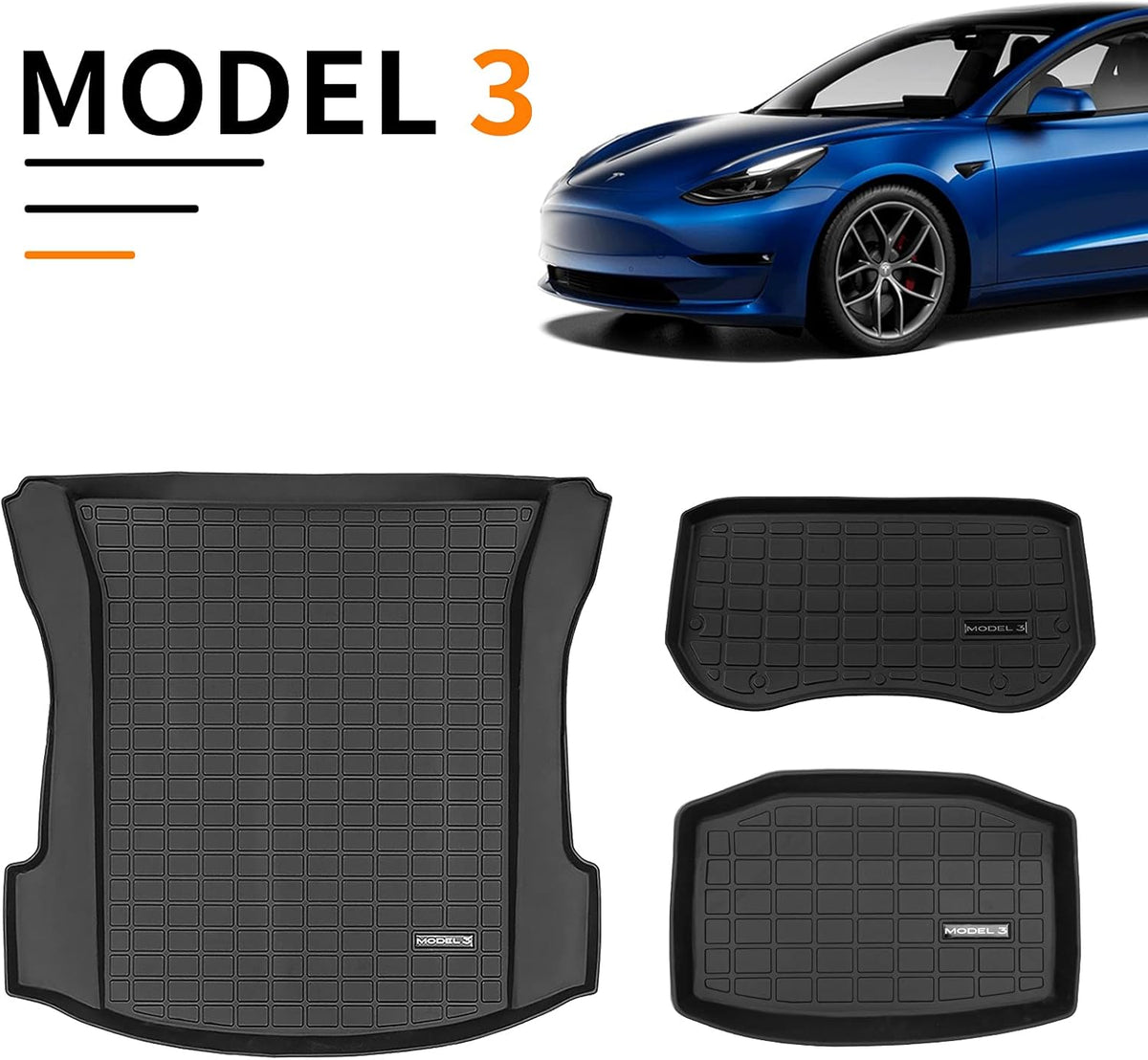 TPE Trunk Mats Set of 3 C474085