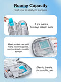Insulin Cooler Travel Case and 2 Nylon Ice Packs Y6648