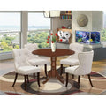 Mahogany Doeskin Dining Room Table Set of 4 I918097
