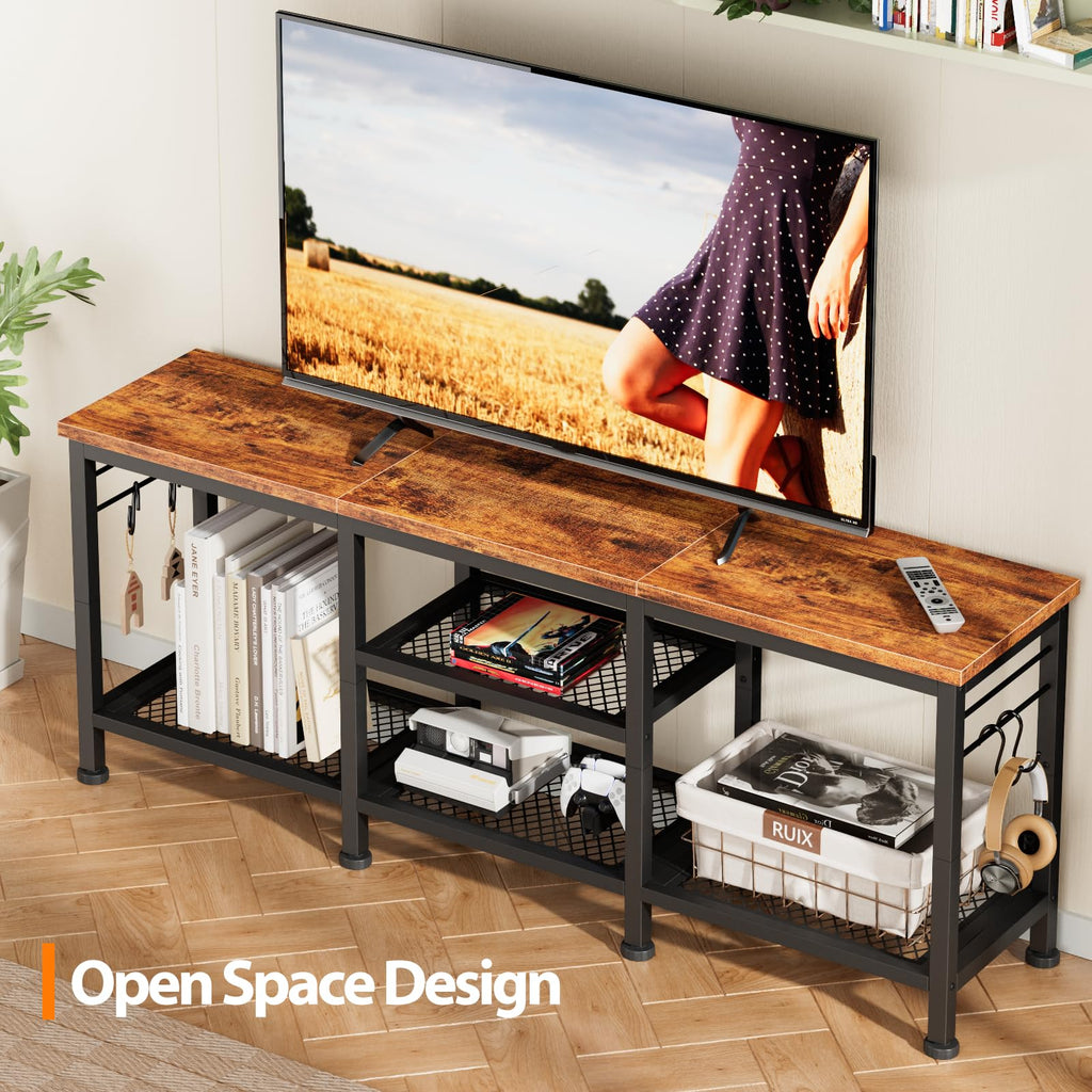 TV Stand with Open Shelves Q12641