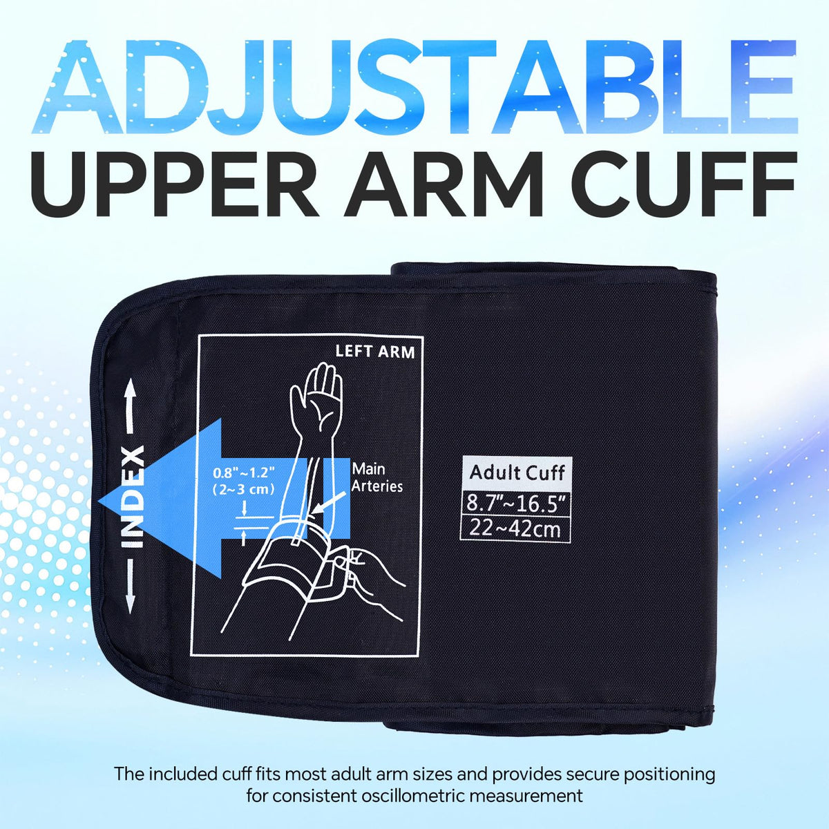Electronic Blood Pressure Monitor with 9~17 inch Cuff M25628