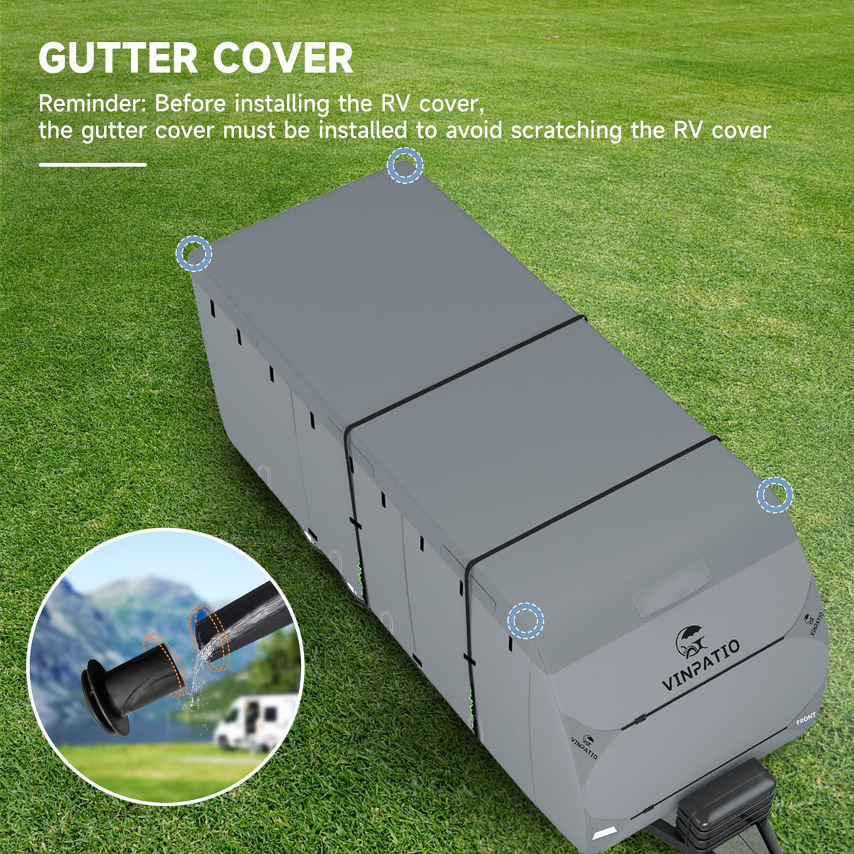 7 Layers Travel Trailer Cover Fits 30'-33' S683507