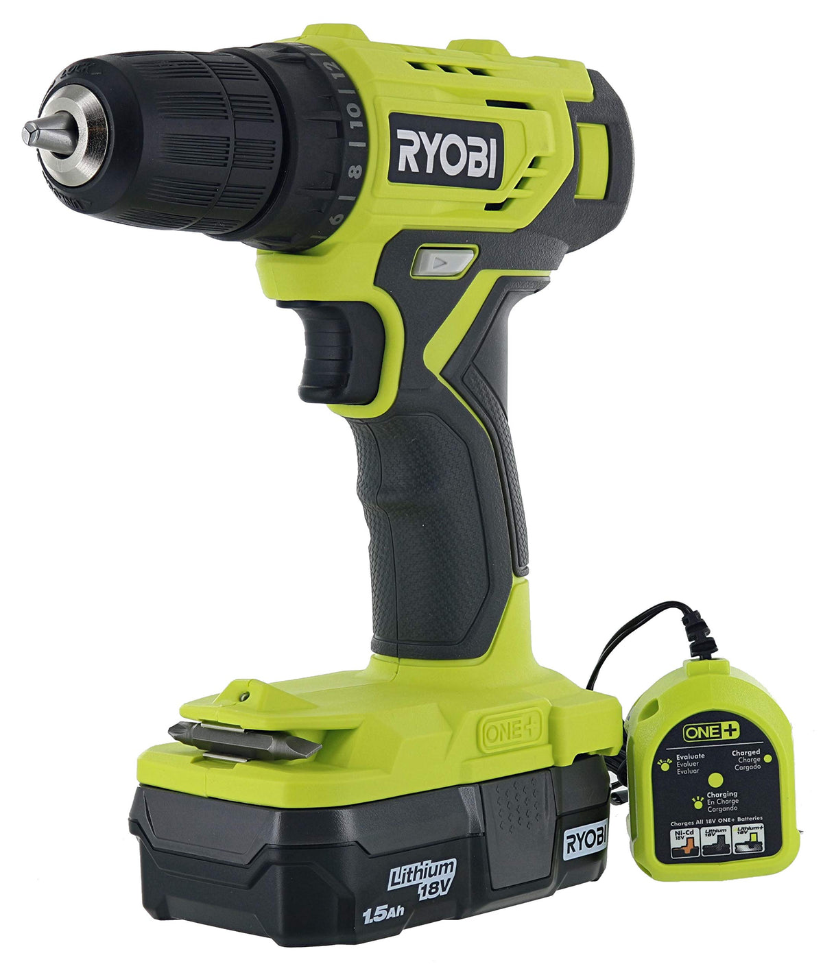 18-Volt Cordless 3/8 in. Drill/Driver Kit with Battery and Charger Y29598