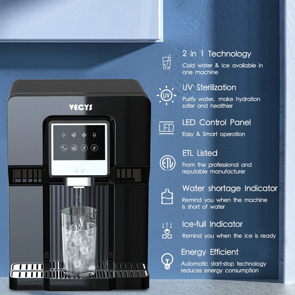 Water Cooler Dispenser with Built-in Ice Maker M571
