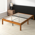 14 Inch Bamboo Platform Bed Frame, Queen Y456475