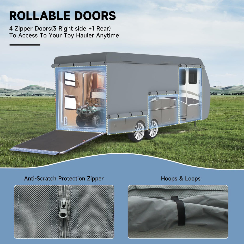 7 Layers Travel Trailer Cover Fits 30'-33' S683507