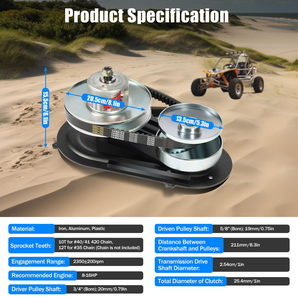 40 Series Torque Converter Kit for Go Kart N1272
