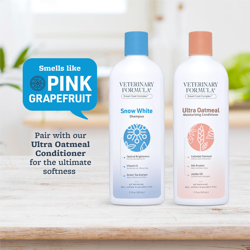 Whitening & Stain Remover Pet Shampoo, 17oz A356