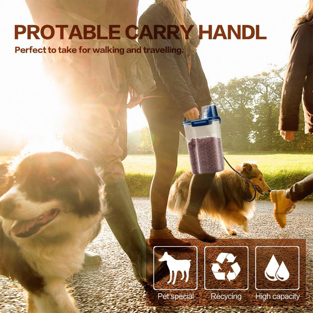 Airtight Pet Food Storage Container with Measuring Cup Z904433