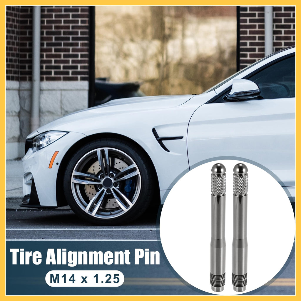 2pcs Stainless Steel Wheel Hangers Alignment Pin M14x1.25 R76616