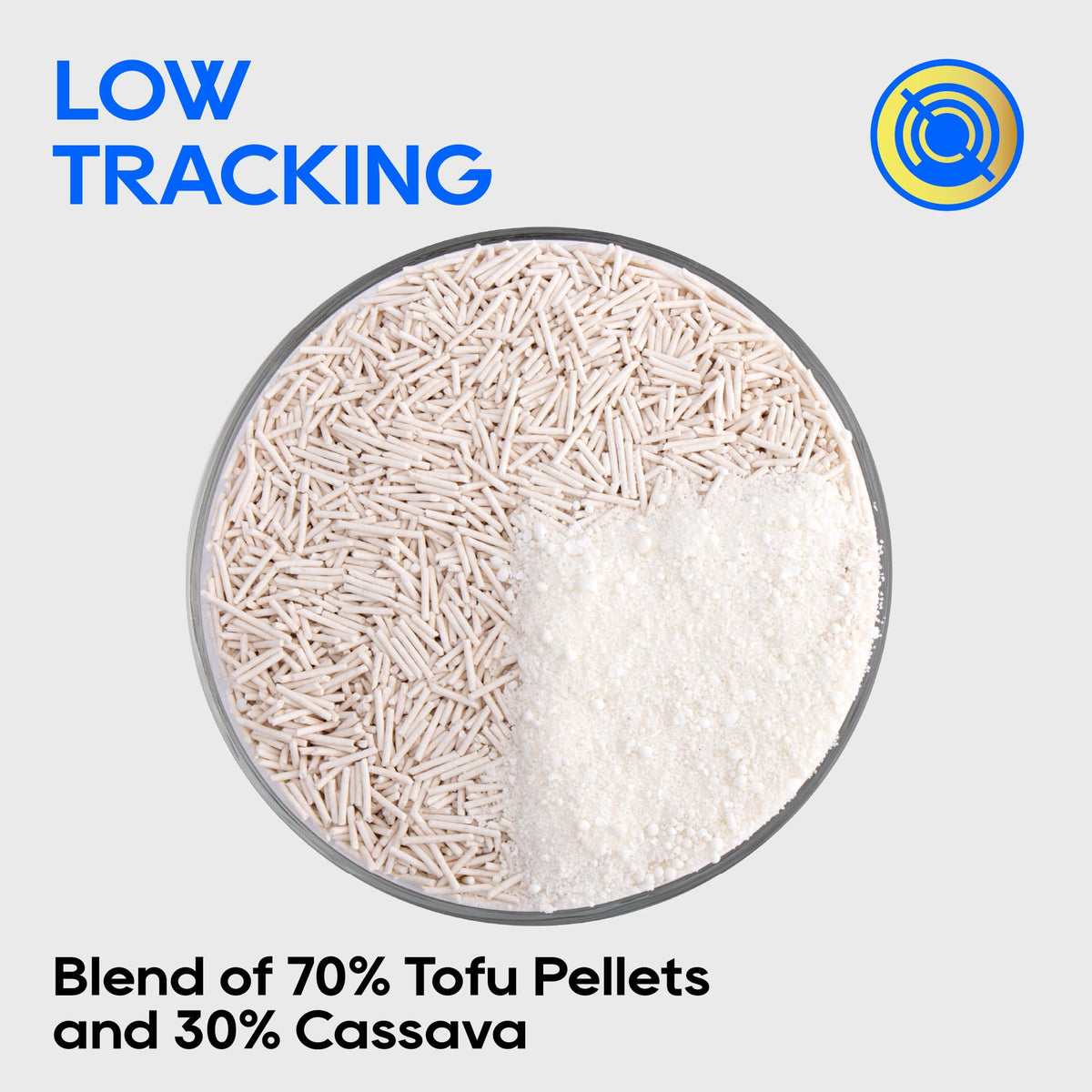 Cassava Tofu Mixed Cat Litter Quick Clumping Low Dust 6 Lbs C147297