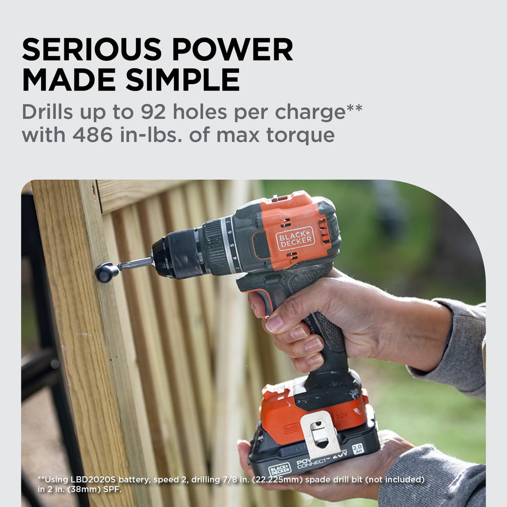 20V MAX Cordless Brushless Drill Driver with 30 Pc. Drill Bit Set V87933
