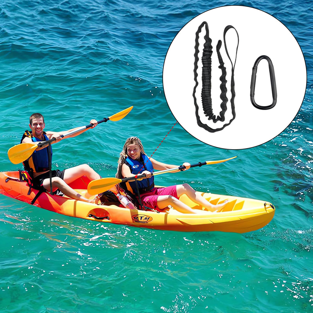 2PCS Kayak Paddle Holder with Leashes & Locking Kits T241