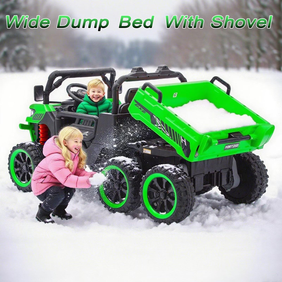 24V 2 Seater Ride On Dump Truck with Dump Bed V799