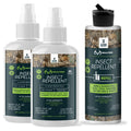 Picaridin Insect Repellent, DEET-Free, Two 4oz Bottles + 8oz Refill S4440