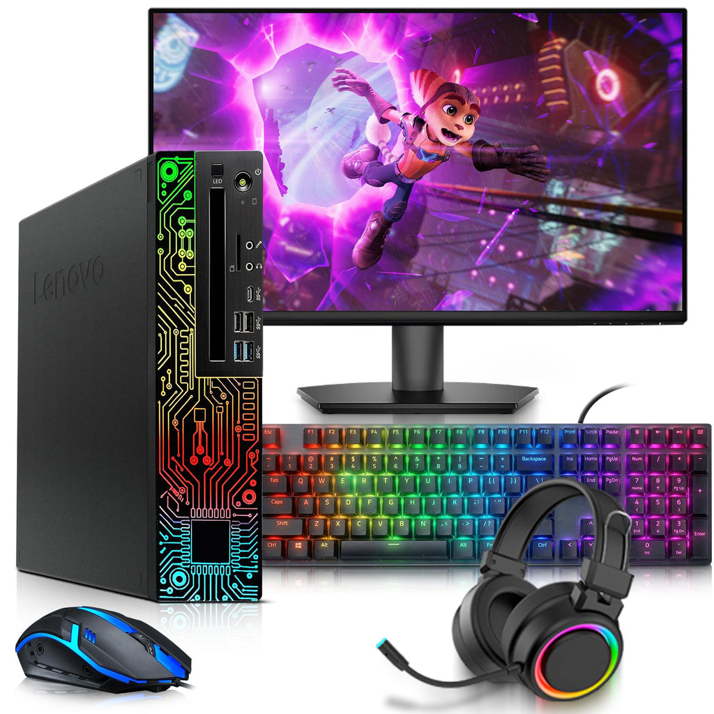 RGB Desktop PC Intel Core i5-8500 16GB DDR4 RAM 512GB SSD GeForce GT 1030 U40047