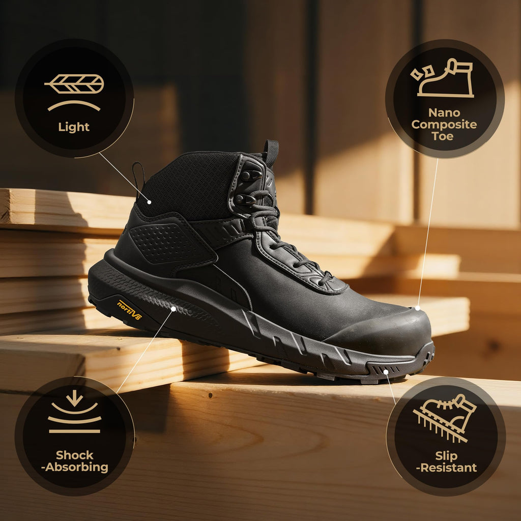 Composite Toe Waterproof Work Boots O344