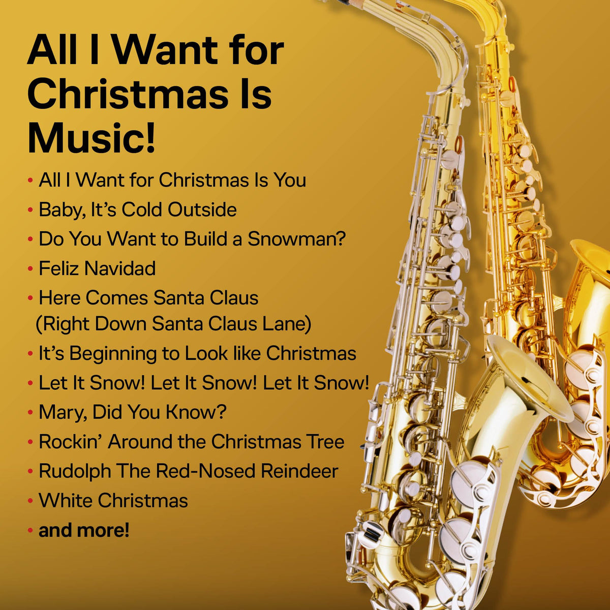 Christmas Alto Saxophone Duets M25344
