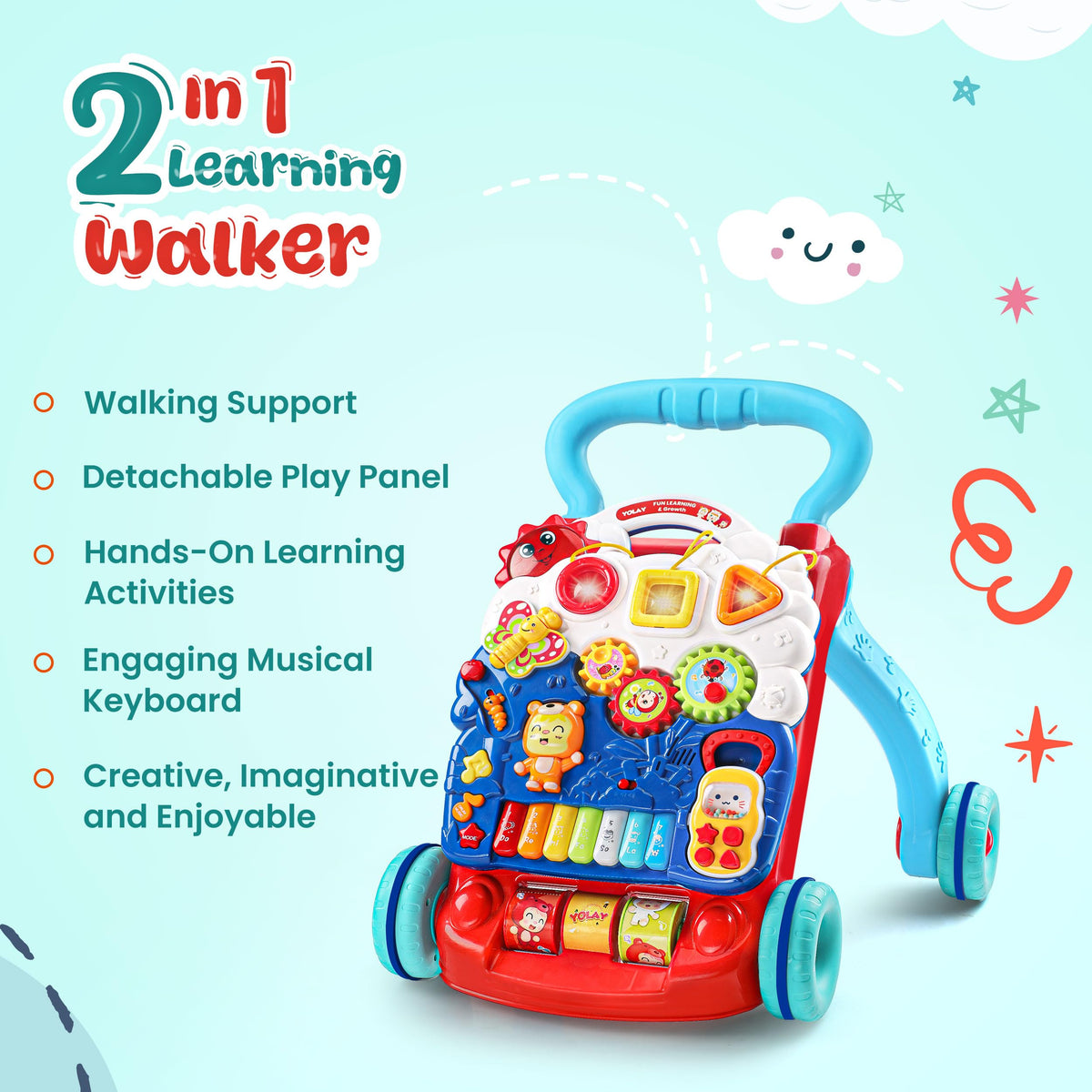 Baby Walker with Batteries F978668