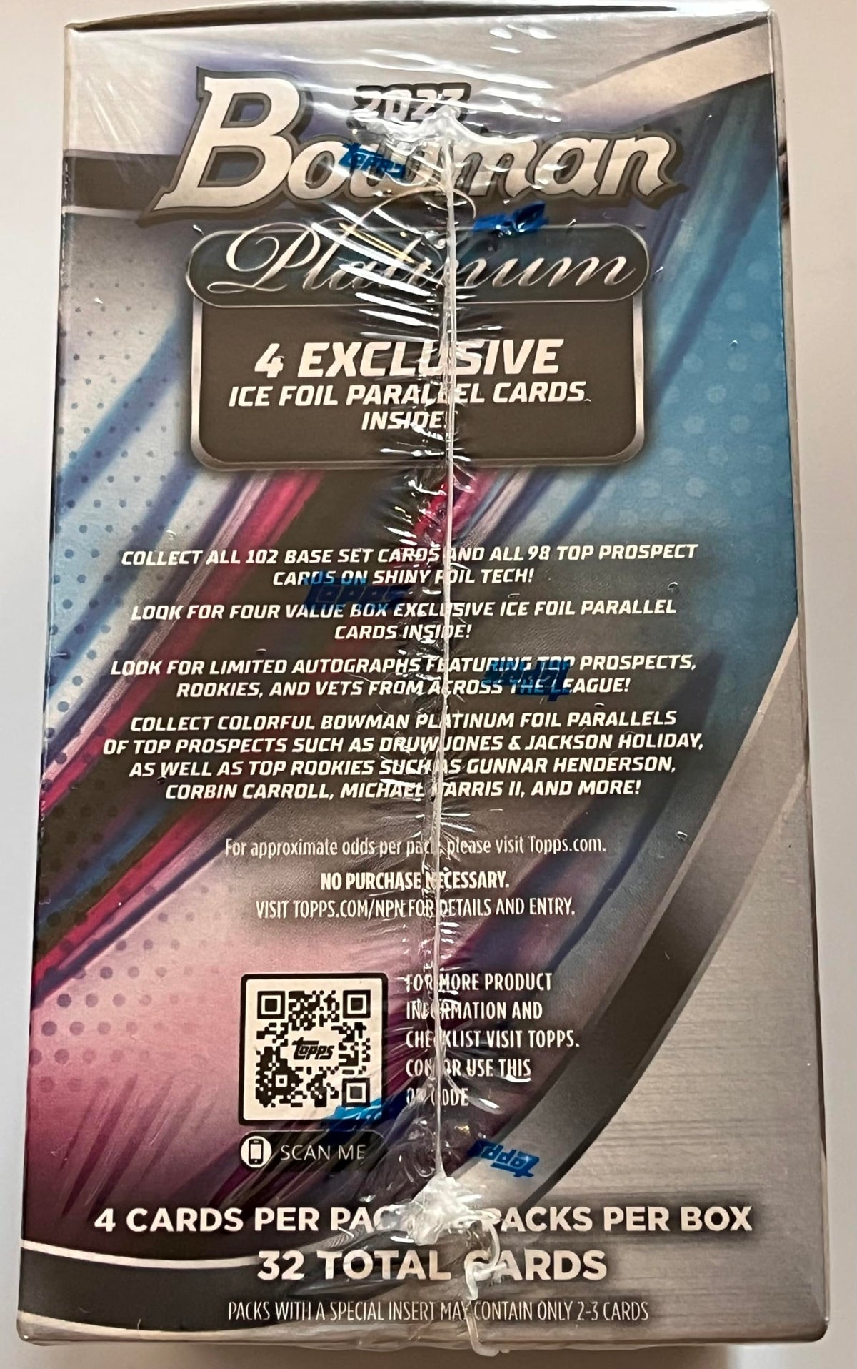 Bowman Platinum Baseball Blaster Box I5023