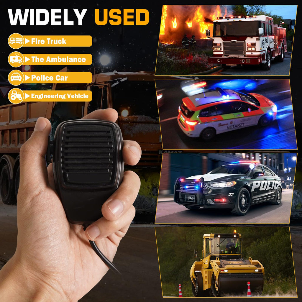 12V 100W Emergency Siren PA System Kit P5076