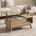 Lift Top Fluted Hidden Storage Coffee Table M34360