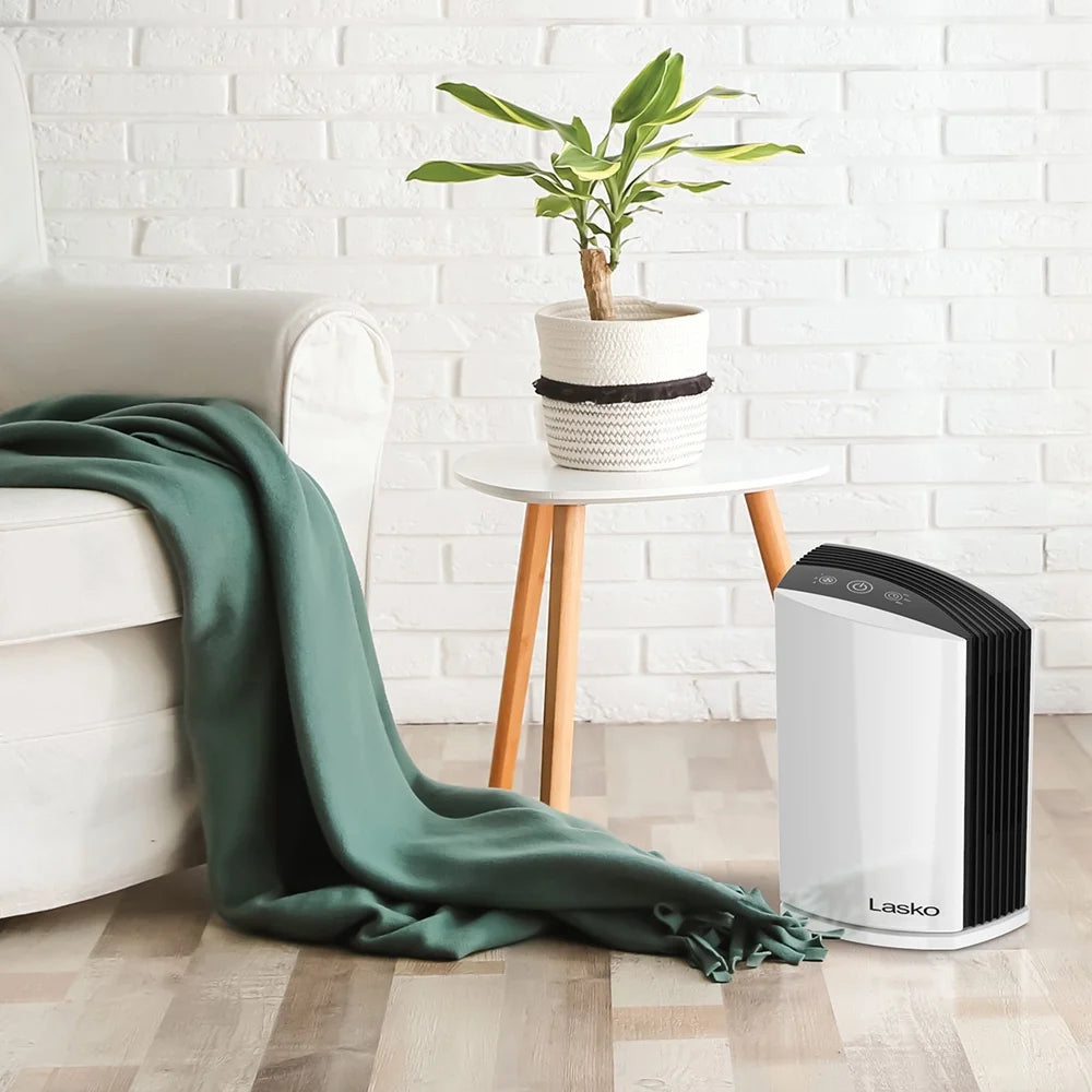 White Desktop Air Purifier with Timer F3812