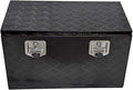 Black Aluminum Truck Tool Box Flatbed Storage X37066