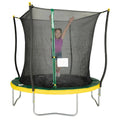 Green/Yellow Trampoline with Safety Enclosure R620