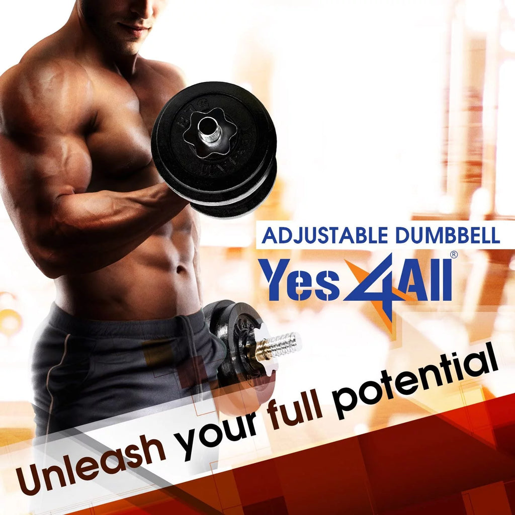 50 lbs Adjustable Cast Iron Dumbbell Set F4766