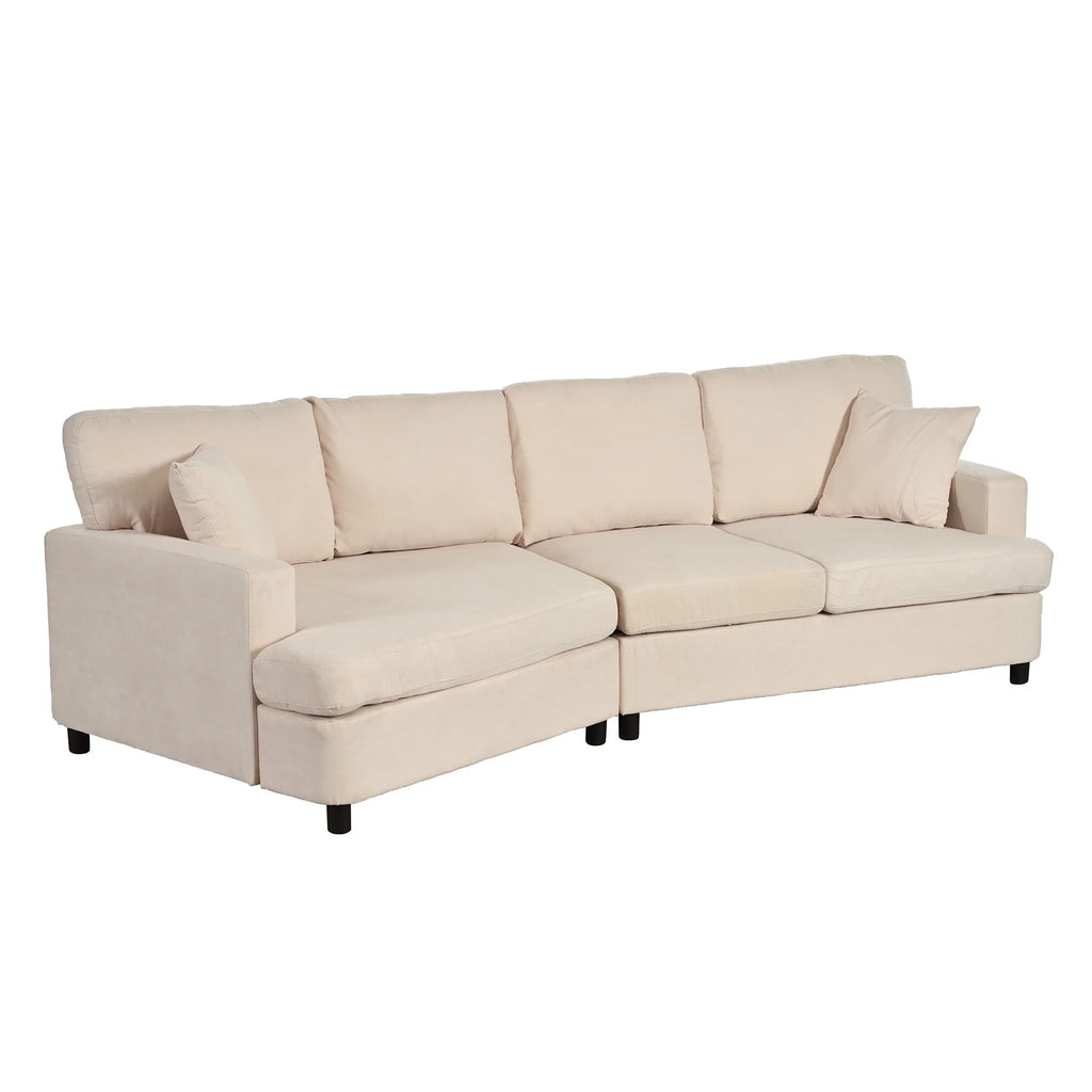3 Seat Sofa with Removable Cushions and 2 Pillows C4527