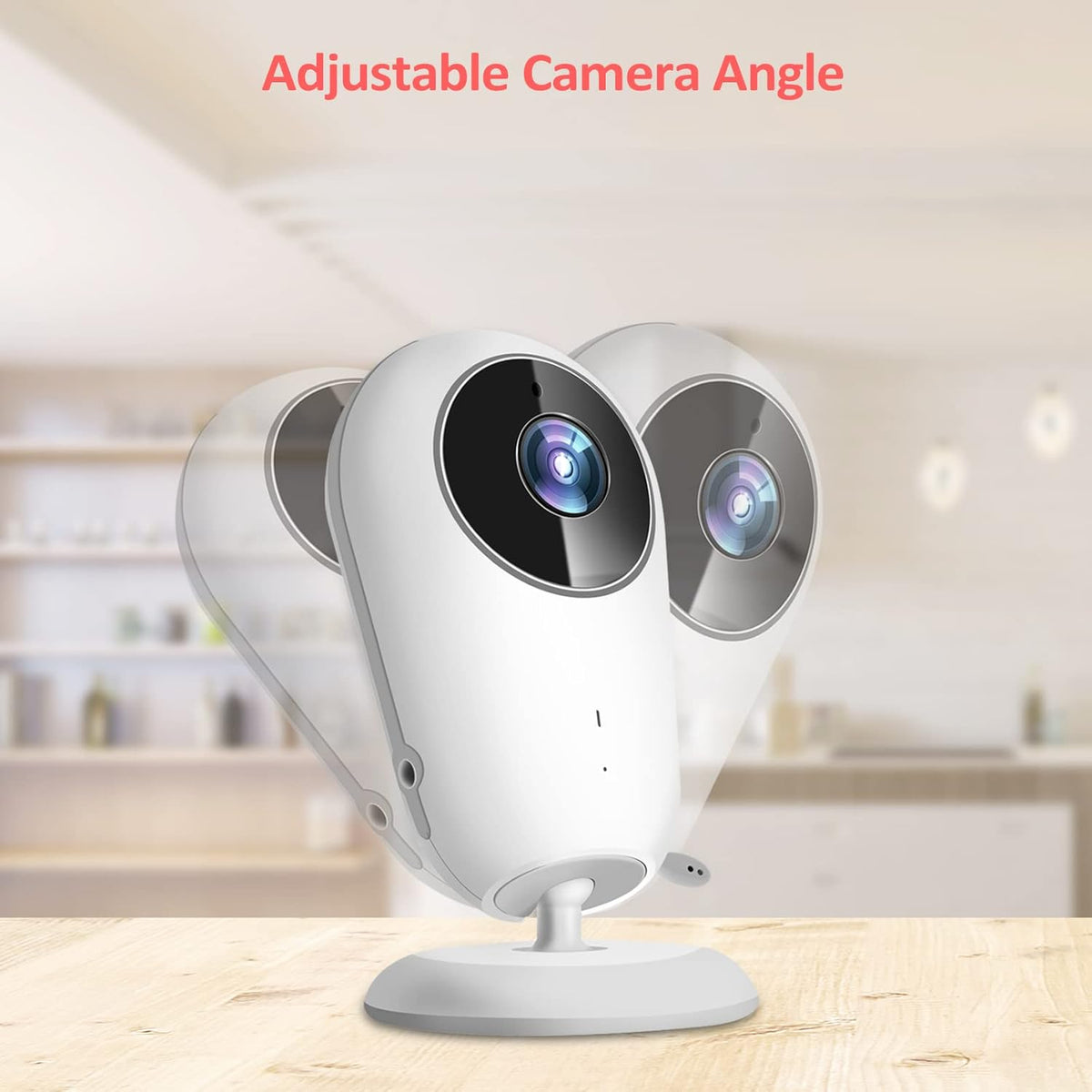 Video Baby Monitor with Camera and Audio, 4.3 inch IPS Screen, Night Vision X7714
