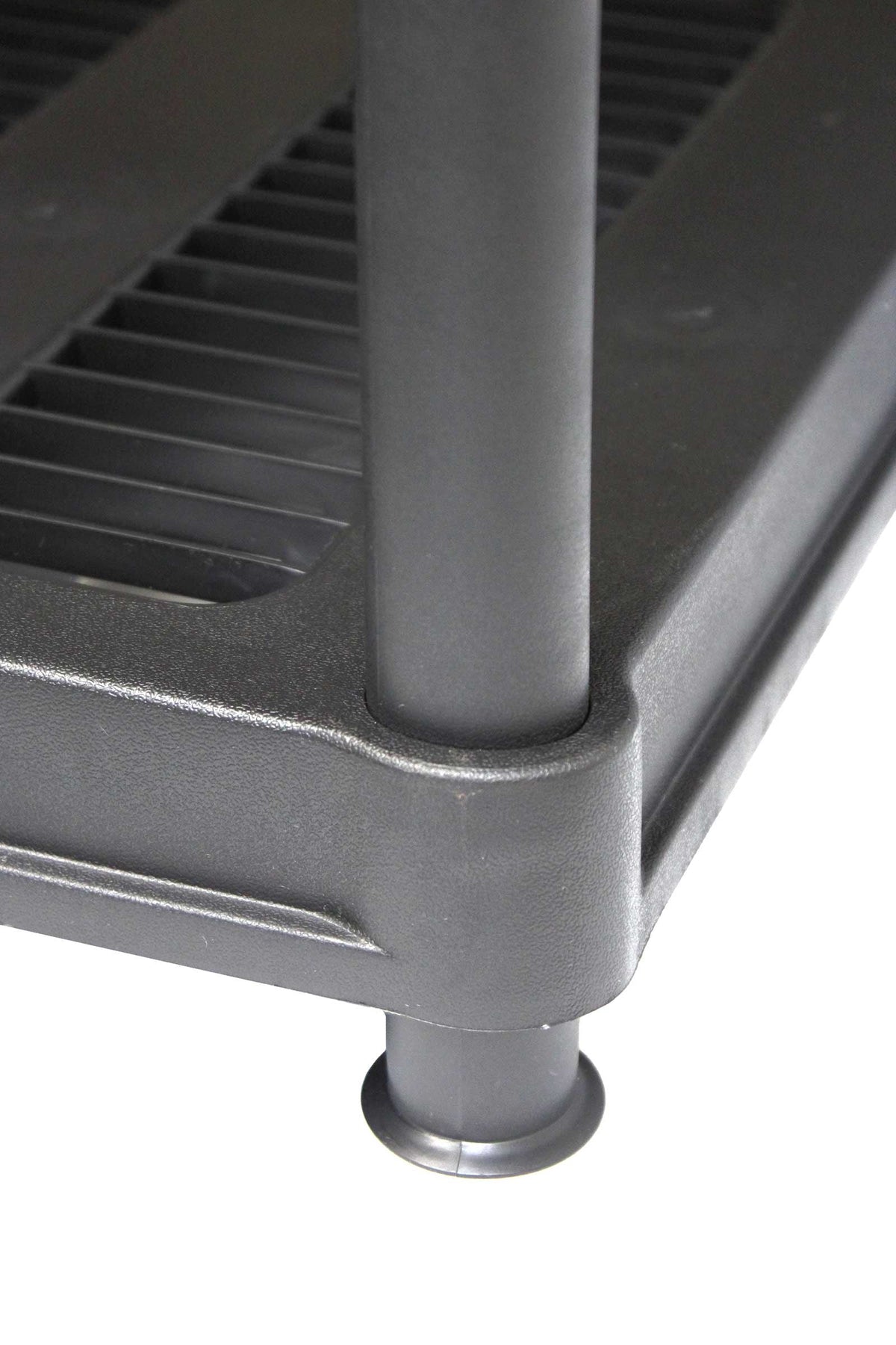 Black 5-Shelf Resin Shelf Unit Y9517