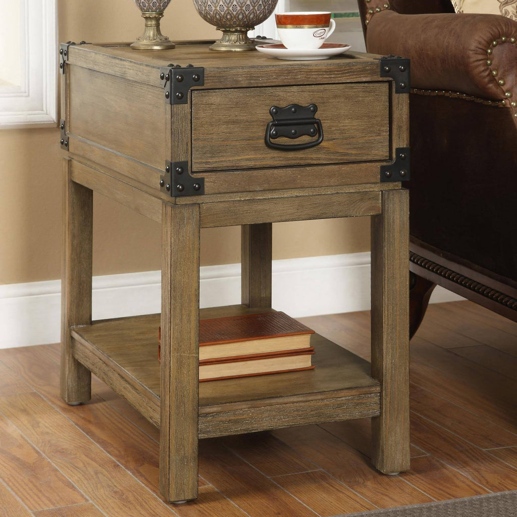 Carmel One Drawer Chairside Table P531927