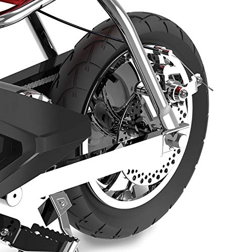 Single Speed Electric Bike with Pneumatic Tires & Chain Driven Motor P295